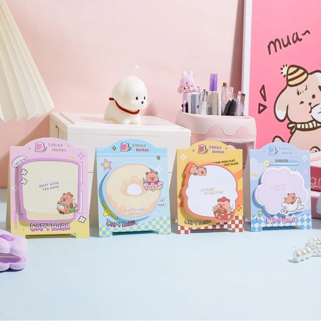 Capybara Sticky Notes Set
