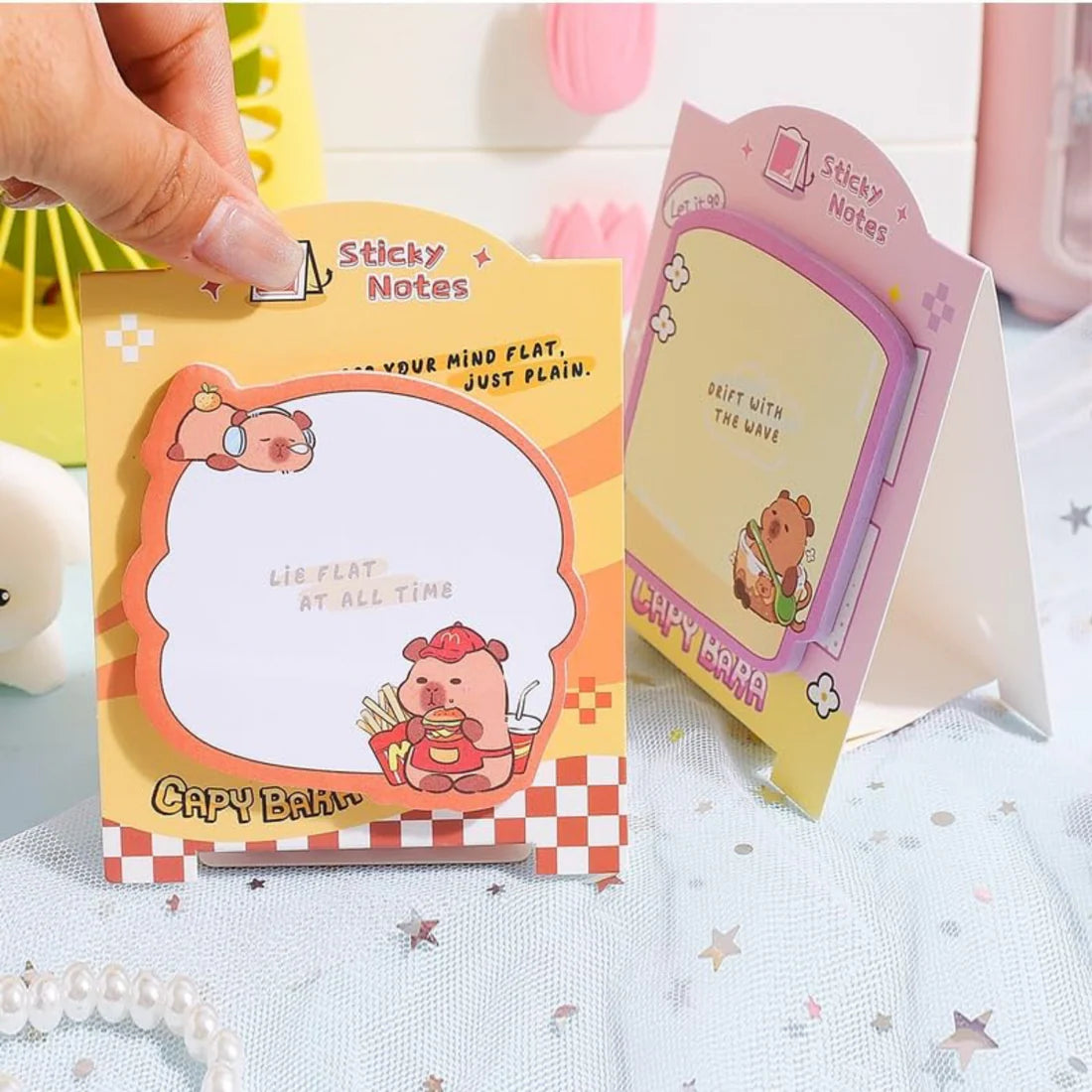 Capybara Sticky Notes Set
