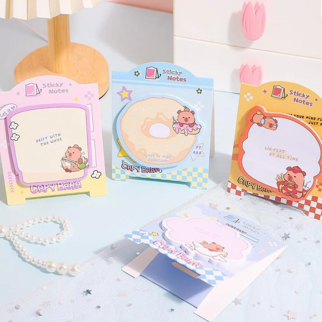 Capybara Sticky Notes Set
