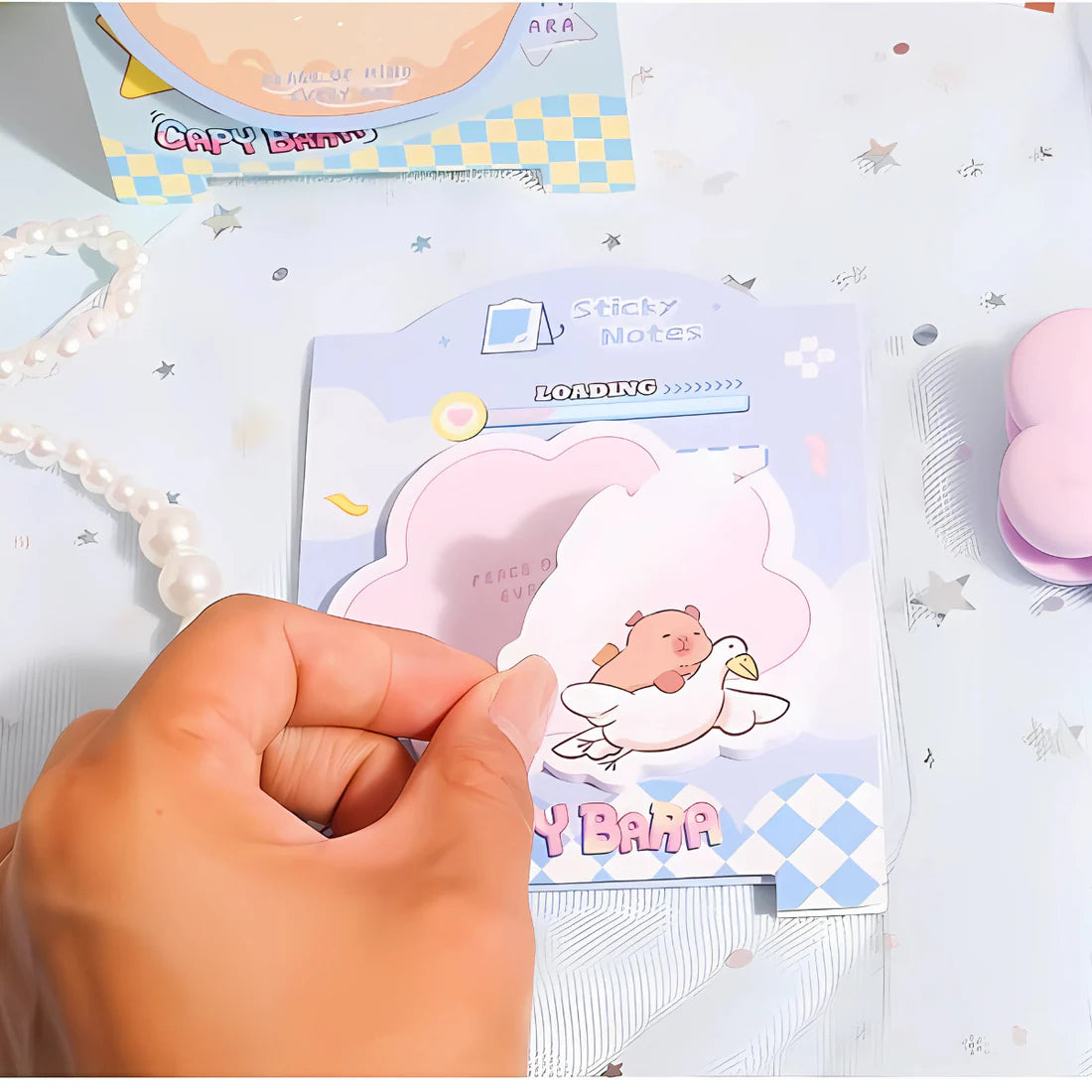 Capybara Sticky Notes Set