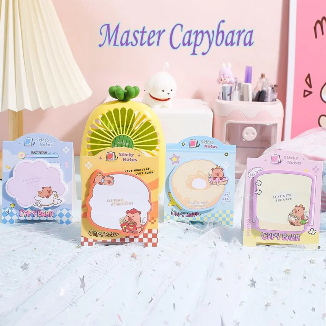 Capybara Sticky Notes Set