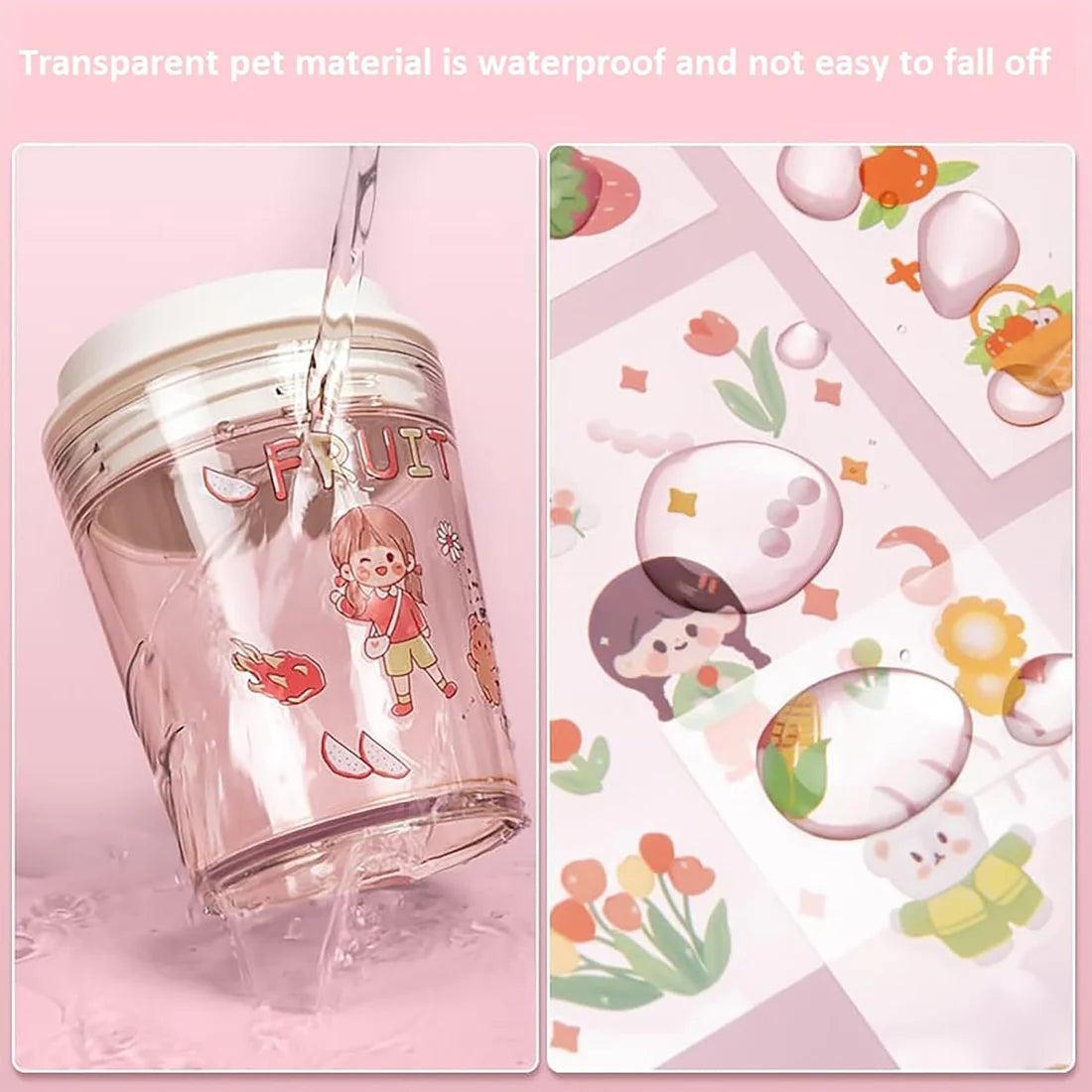 DIY Sticker Set 100 Sheets Kawaii Washi Stickers