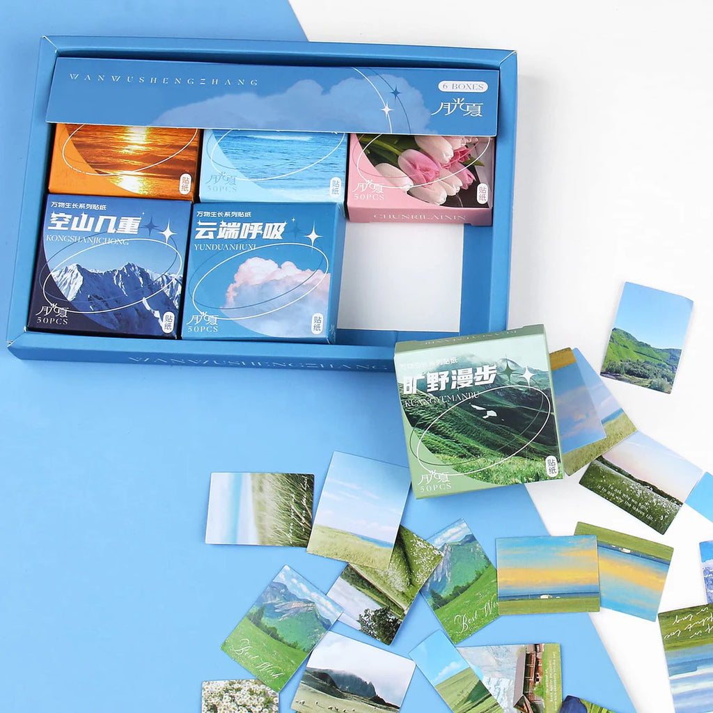 300-Piece Assorted Tiny Paper Sticker Set!