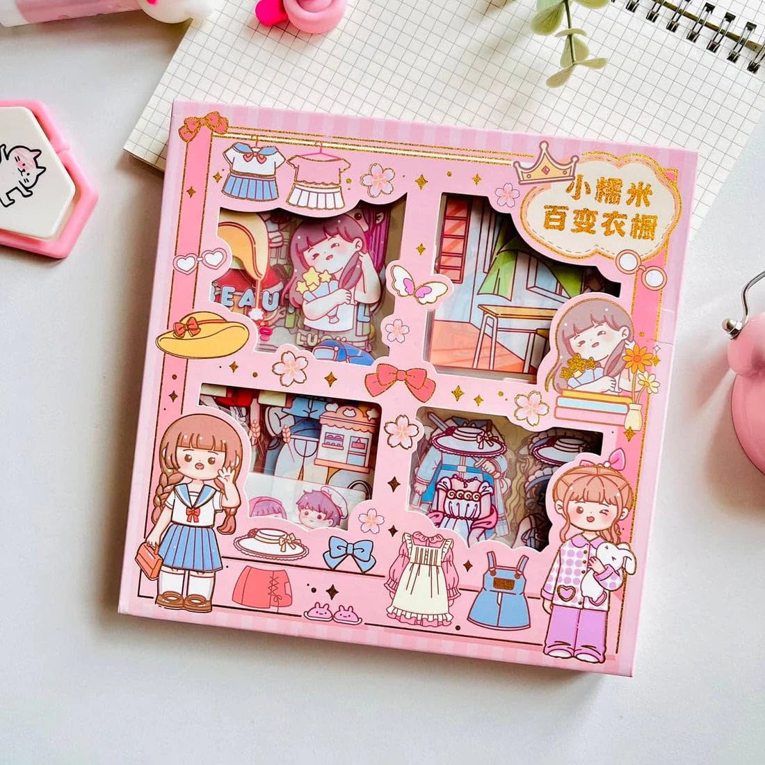 DIY Sticker Set 100 Sheets Kawaii Washi Stickers