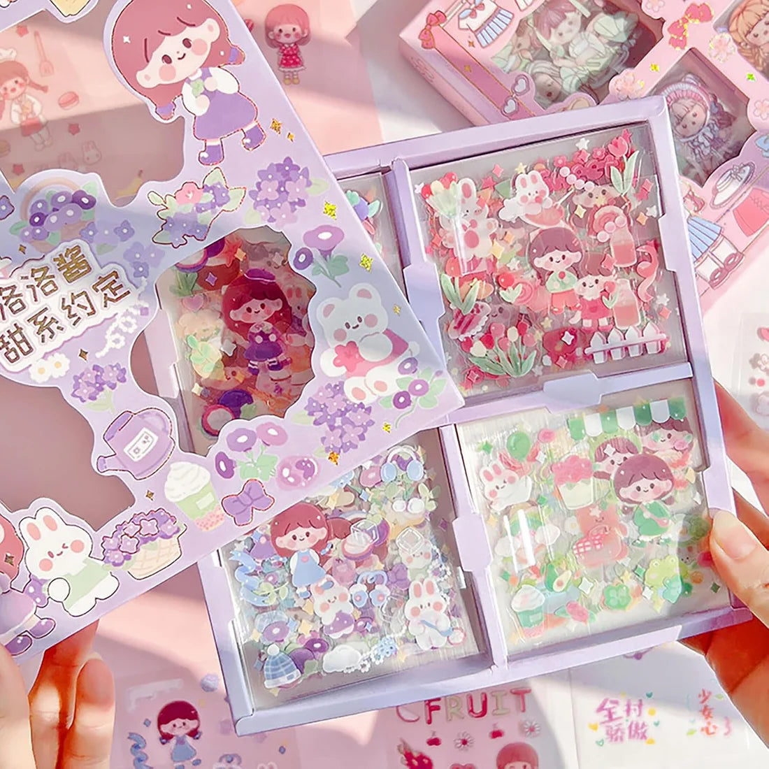 DIY Sticker Set 100 Sheets Kawaii Washi Stickers