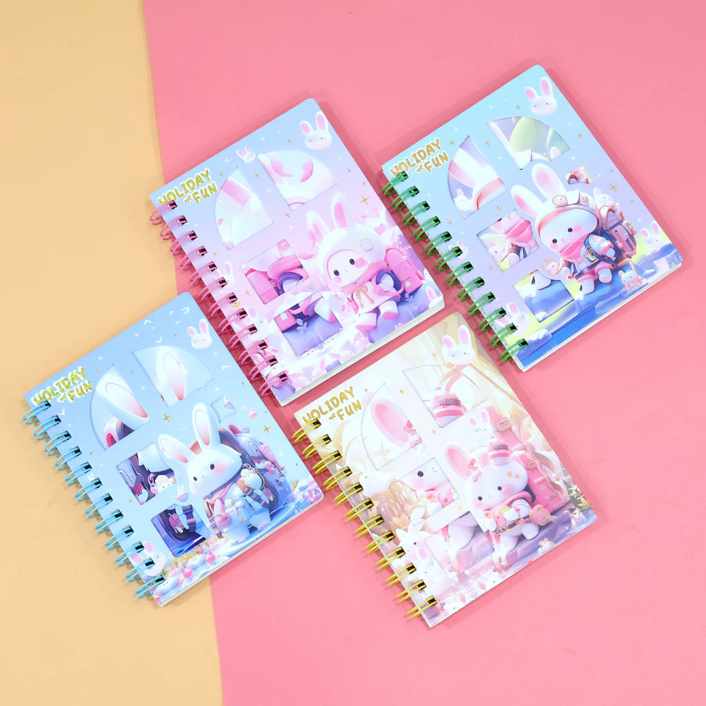 Holiday Fun Space Spiral Mini Diary