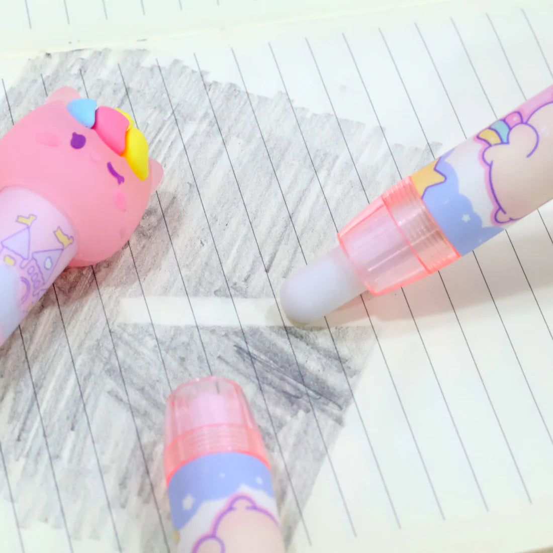 Unicorn Retractable Sliding Eraser (1 pcs)