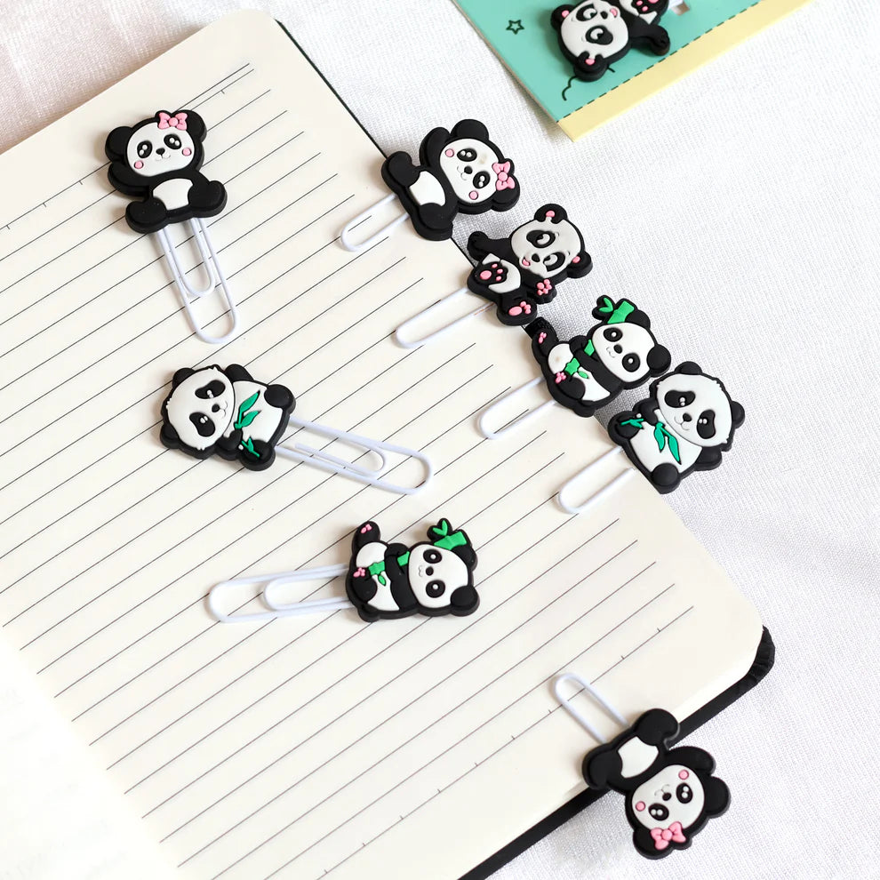 Panda Bookmark Paperclip Set (4pcs)