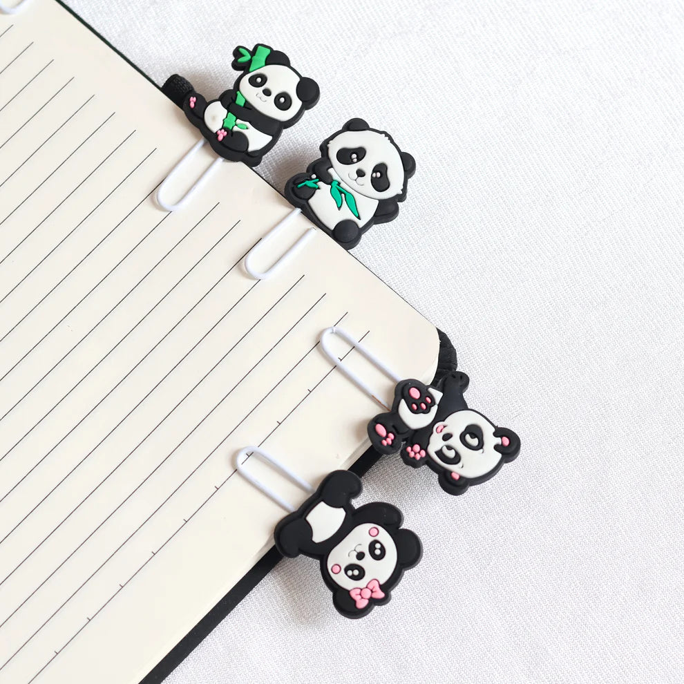 Panda Bookmark Paperclip Set (4pcs)