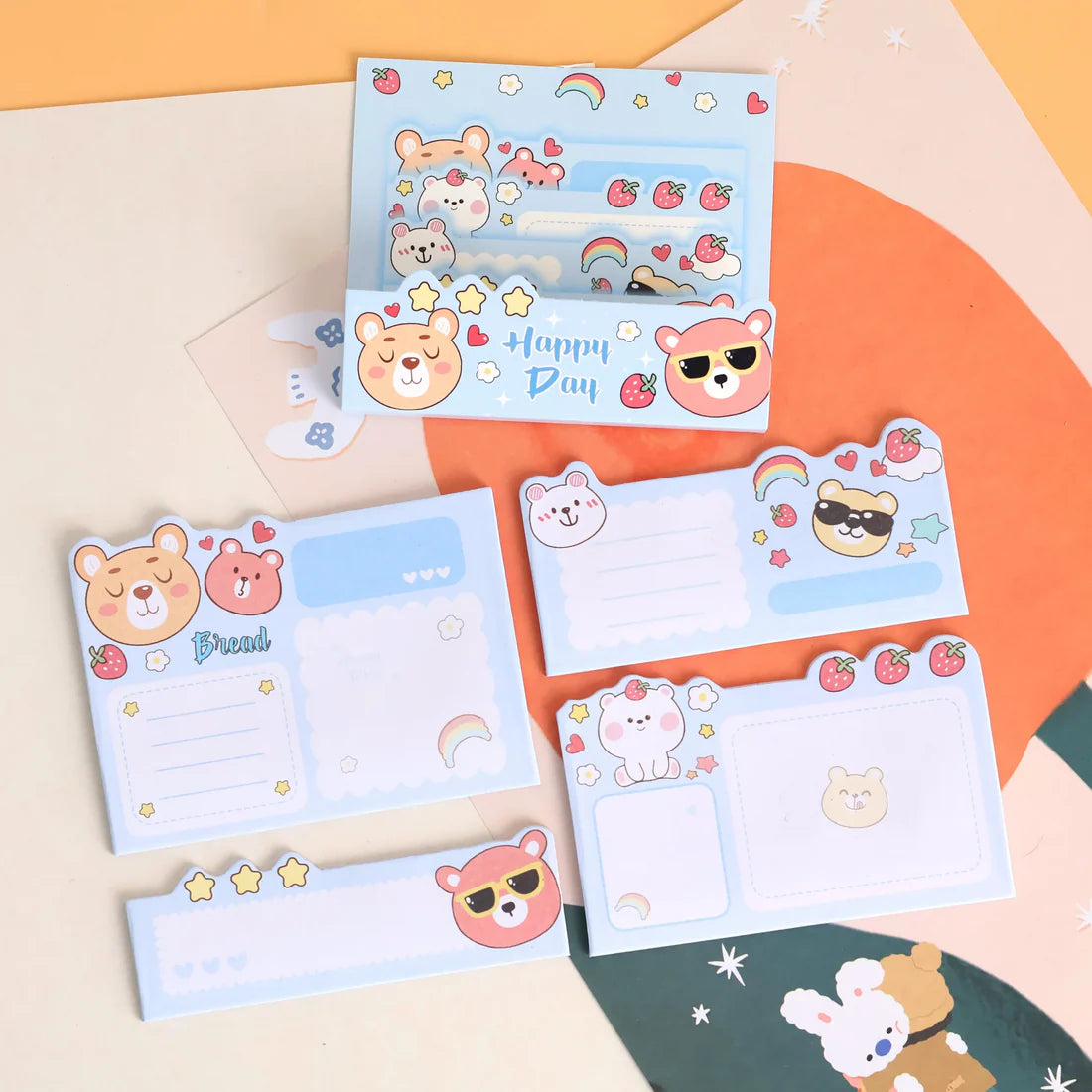 Colorful Animal Sticky Notes