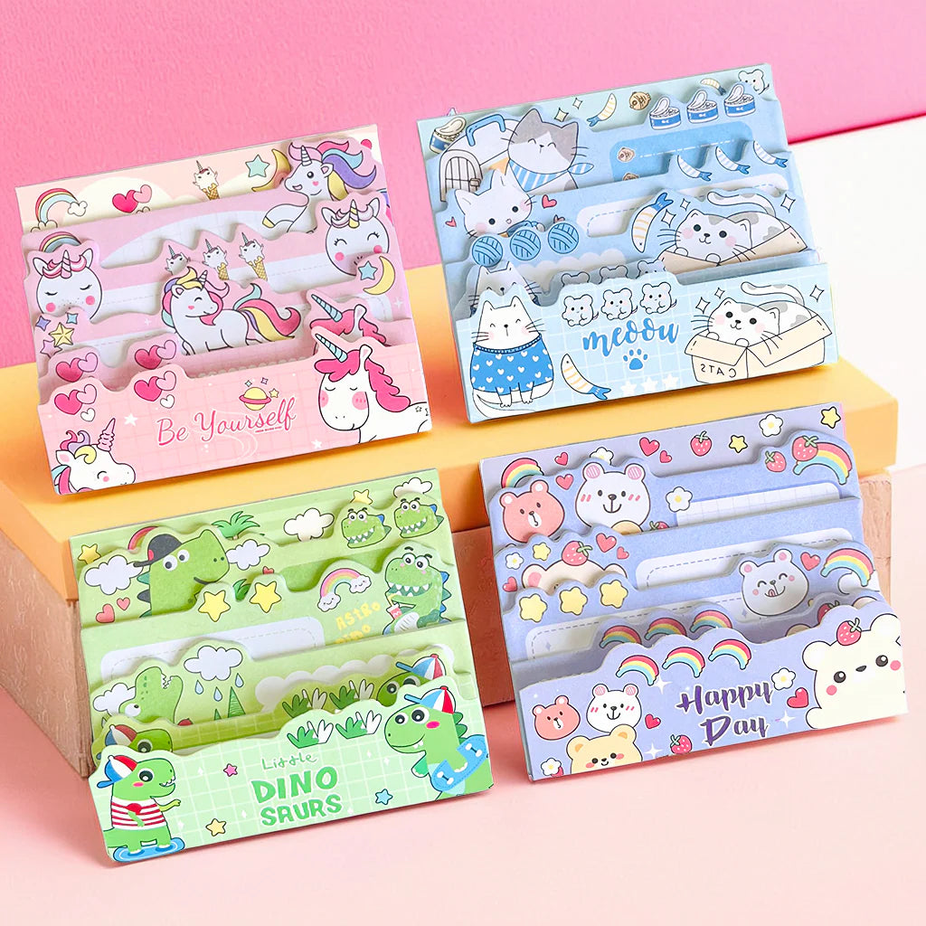 Colorful Animal Sticky Notes
