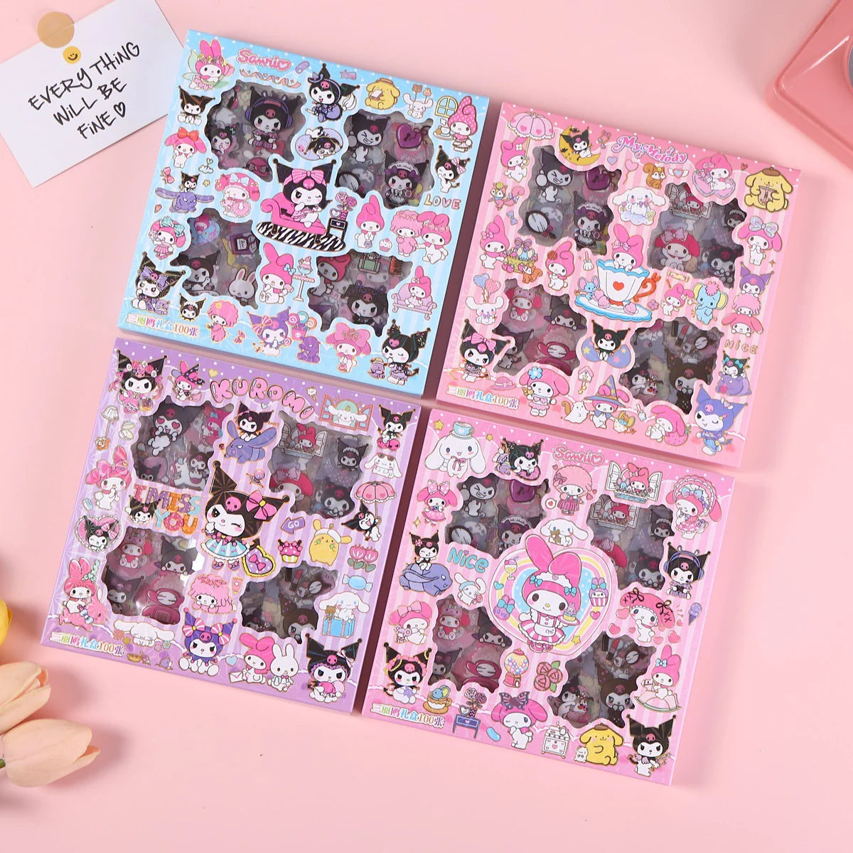 Sanrio Kuromi & My Melody Sticker Box – Kawaii Collection