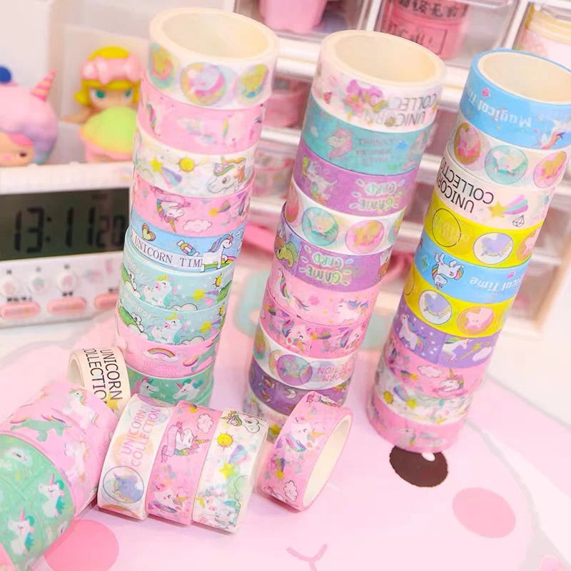 Cartoon-Themed Washi Paper Tape (1 Pcs)