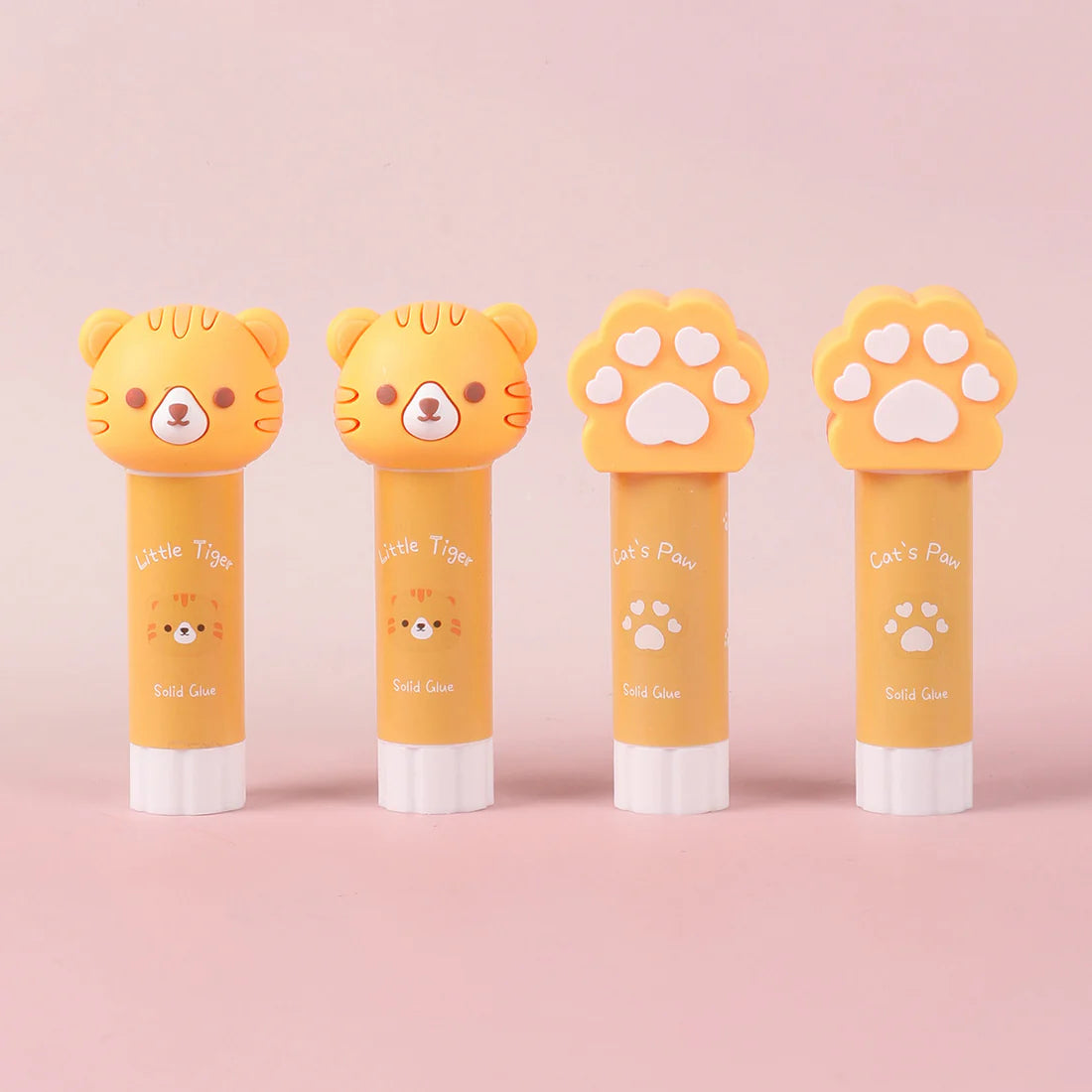 Little Tiger & Cat Paw Design Glue Stick