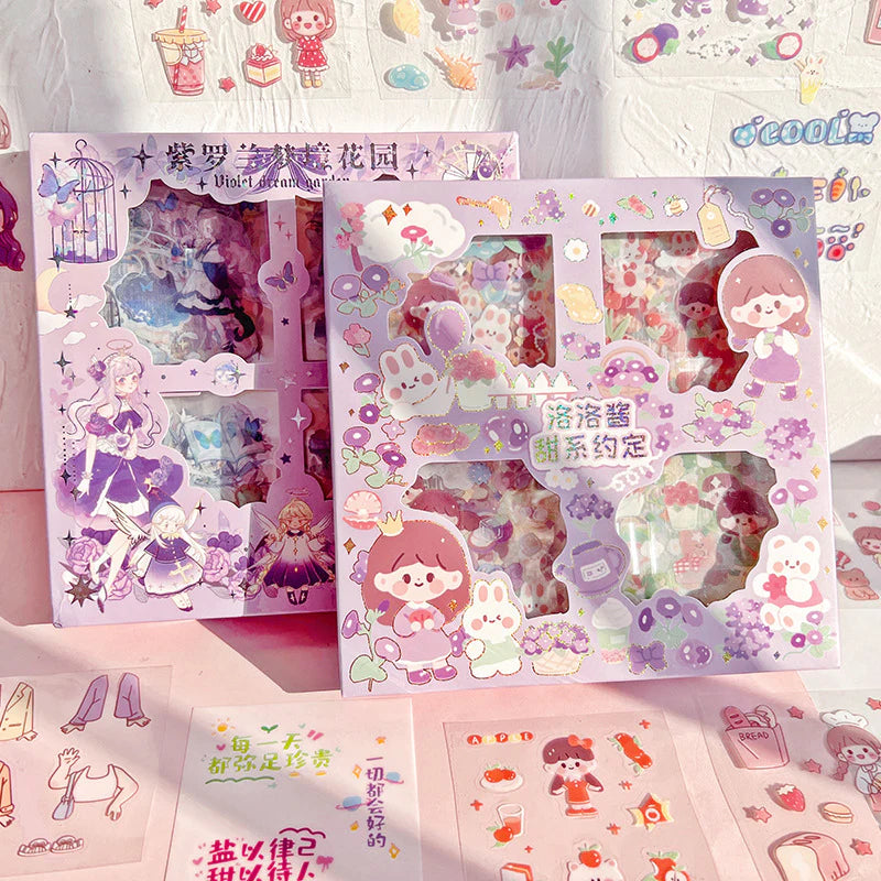 DIY Sticker Set 100 Sheets Kawaii Washi Stickers