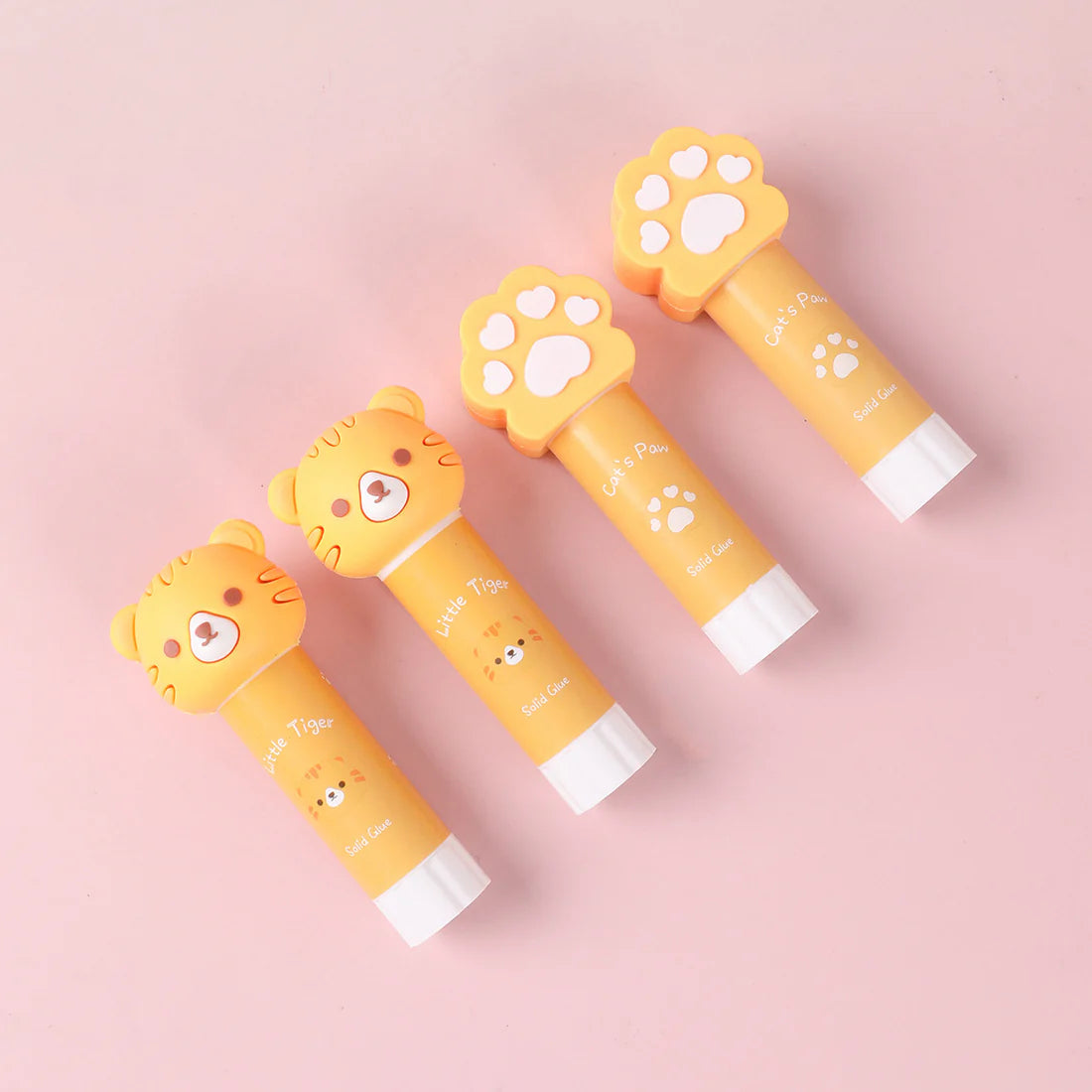 Little Tiger & Cat Paw Design Glue Stick
