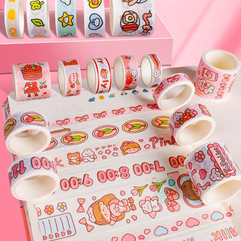 Kawaii Washi Tape Set - 20 Rolls