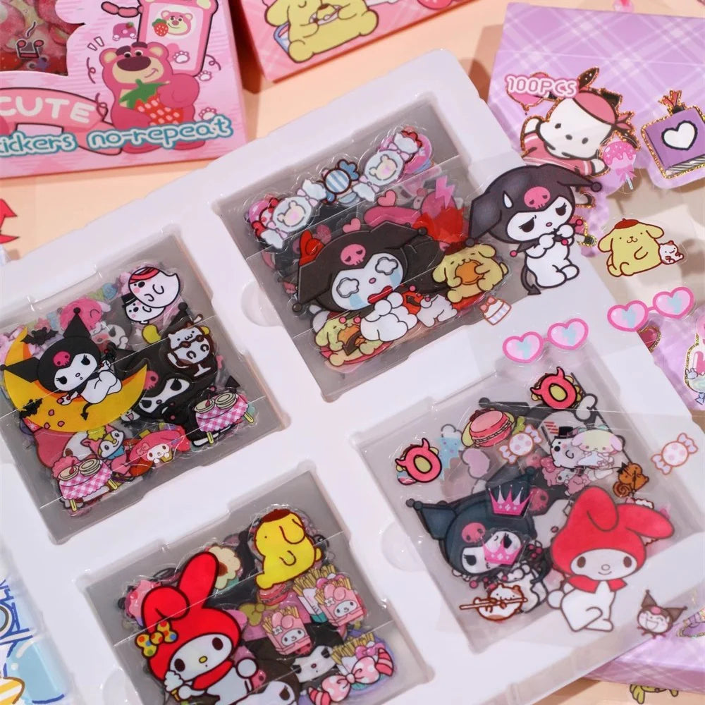 Sanrio Kuromi & My Melody Sticker Box – Kawaii Collection