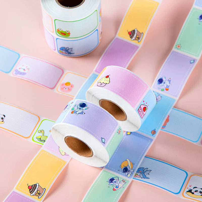 Adorable Name & Label Sticker Roll