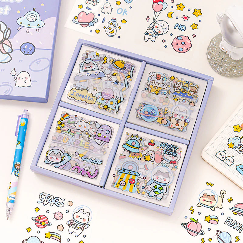 Space Bunny Stickers - 100 Sheets