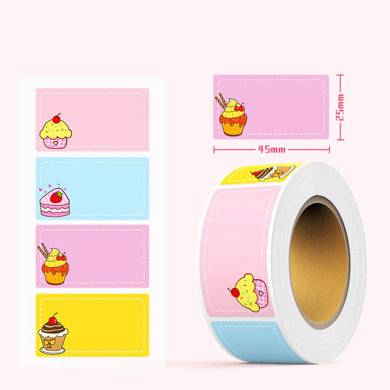 Adorable Name & Label Sticker Roll