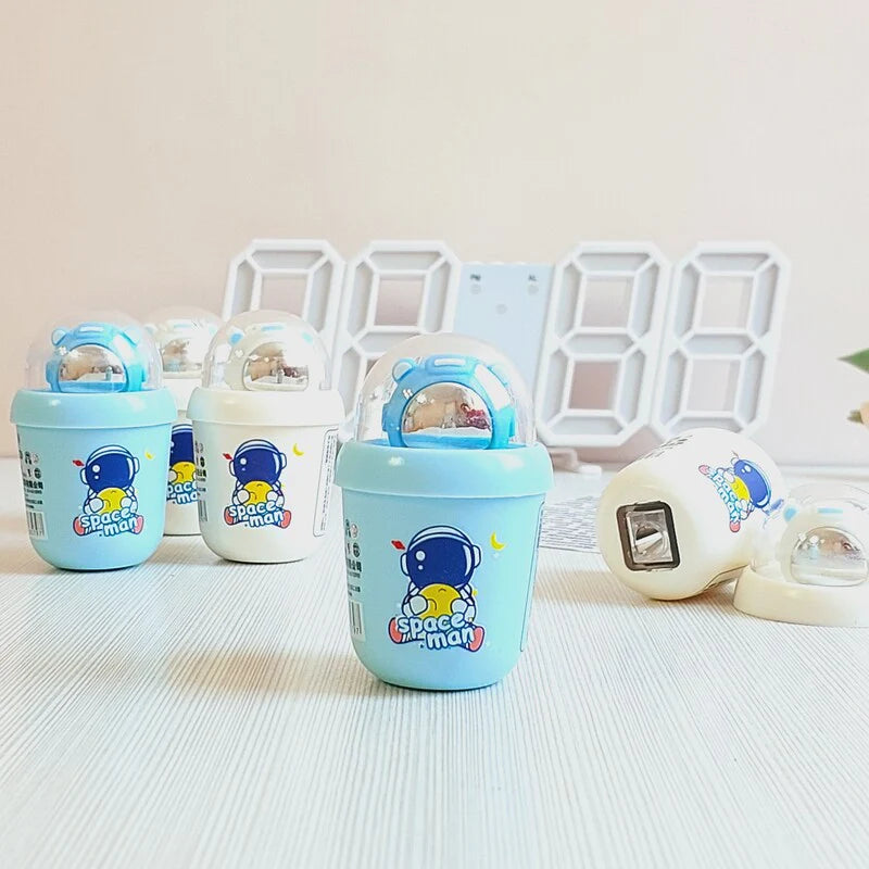Astronaut Milk Tea Cup Pencil Sharpener